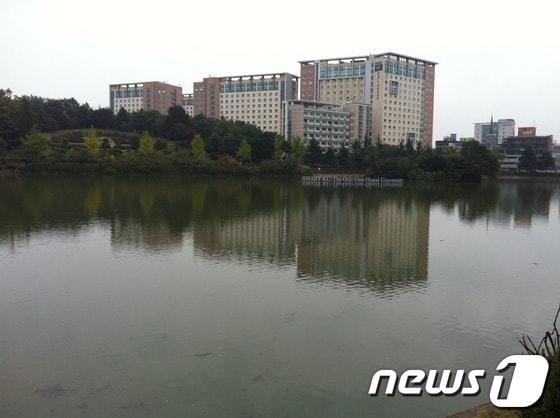 본문 이미지 - 11일 서씨가 자살을 시도한 건국대 호수 일감호. © News1