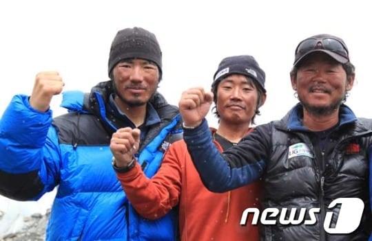 본문 이미지 - 실종된 신동민 강기석 박영석 대원(왼쪽부터)© News1 오기현 인턴기자