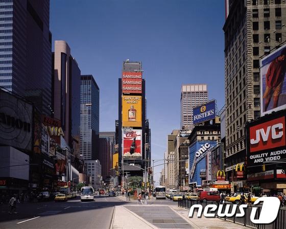 본문 이미지 - 미국 뉴욕시의 타임스퀘어 광장. © News1