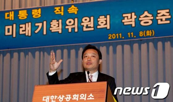 본문 이미지 - 이명박 정부 청와대 국정기획수석비서관 출신 곽승준 고려대 경제학과 교수. /뉴스1 DB