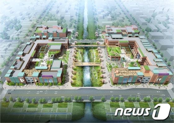 본문 이미지 - 롯데 파주 아울렛 조감도. © News1 