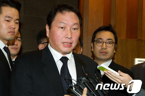 본문 이미지 - 최태원 SK그룹 회장. © News1 유승관 기자