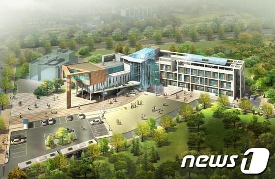 본문 이미지 - 익산유스호스텔 '이리온' 조감도. © News1 