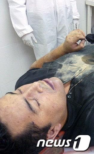 본문 이미지 - 멕시코 마약카르텔 제타스 두목 에리베르토 라스카노의 시신 © AFP=News1  