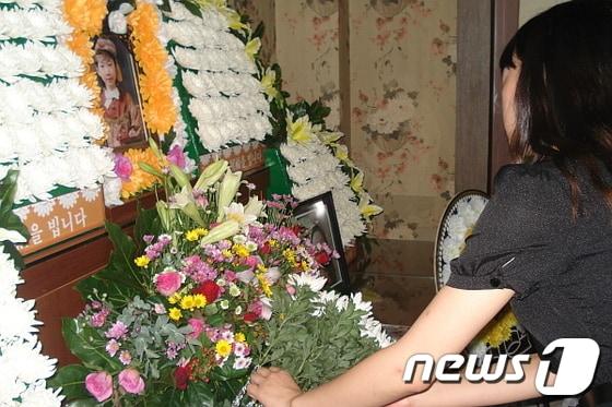 본문 이미지 - 7월 살해된 아름양 빈소 모습. © News1 