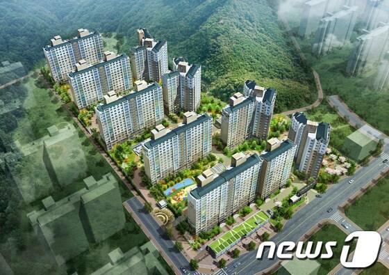 본문 이미지 - 안동 옥동 호반베르디움 조감도 © News1 