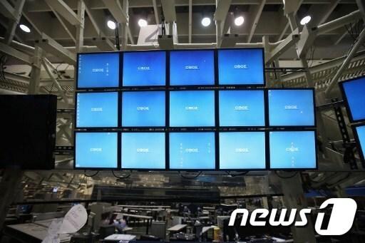 본문 이미지 - 29일(현지시간) 시카고증권거래소(CME). © AFP=News1 