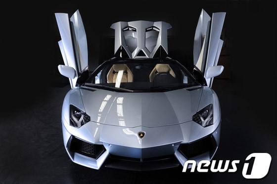 본문 이미지 - 람보르기니 아벤타도르 LP700-4 로드스터 © News1   류종은 기자
