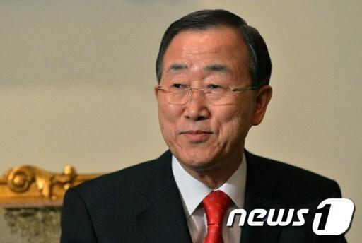 본문 이미지 - 반기문 유엔 사무총장 © AFP=News1