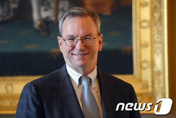 본문 이미지 - 에릭 슈미트 구글 회장 © AFP=News1   