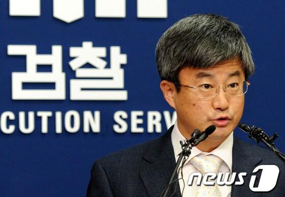 본문 이미지 - 이준호 대검찰청 감찰본부장이 감찰결과를 발표하고 있다. © News1 박세연 기자