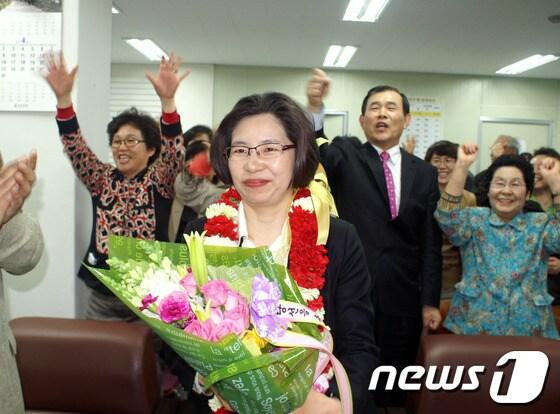 본문 이미지 - 전정희 당선자. © News1  