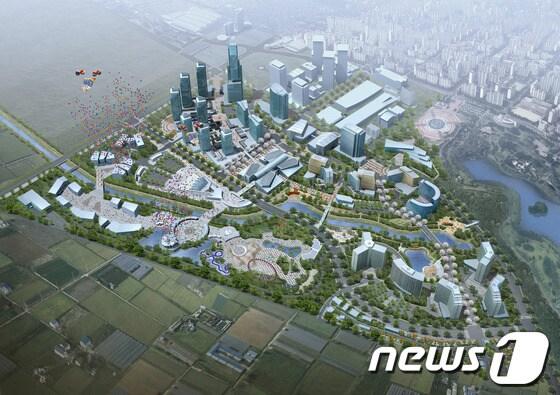 본문 이미지 - 한류월드 숙박단지 ⓒ News1