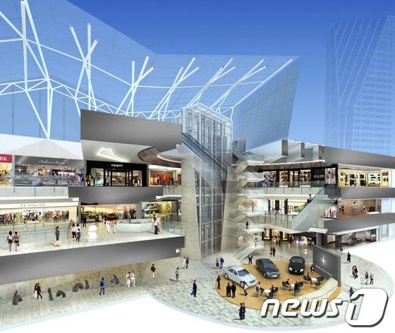 본문 이미지 - IFC몰 내부. (조감도=IFC몰 제공)© News1 