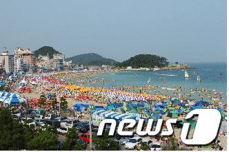 본문 이미지 - 오는 6월 1일 개장되는 부산 송정해수욕장 모습.(부산시 제공)© News1 