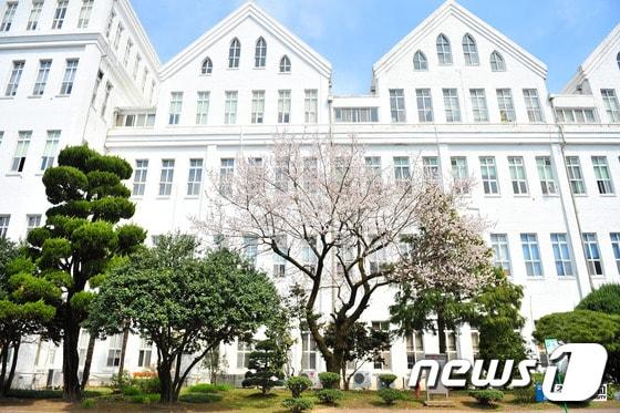 본문 이미지 - 조선대 본관 전경. /사진제공=조선대 © News1