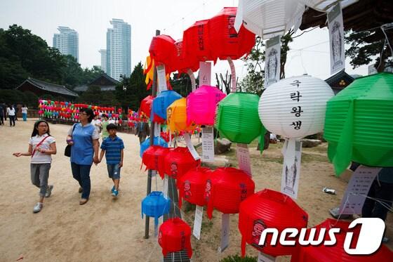 본문 이미지 - 서울 삼성동 봉은사.  © News1 유승관 기자
