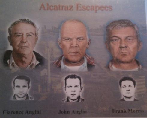 본문 이미지 - 악명 높은 감옥 알카트로즈의 유일한 탈옥수들. 클라랜스 앵글린, 존 앵글린, 프랭크 리 모리스(왼쪽부터). © News1  