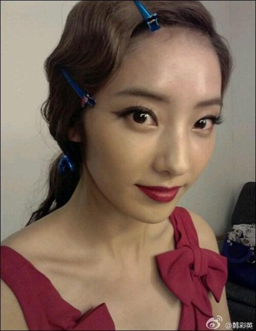 본문 이미지 - 한채영 웨이보. © News1 