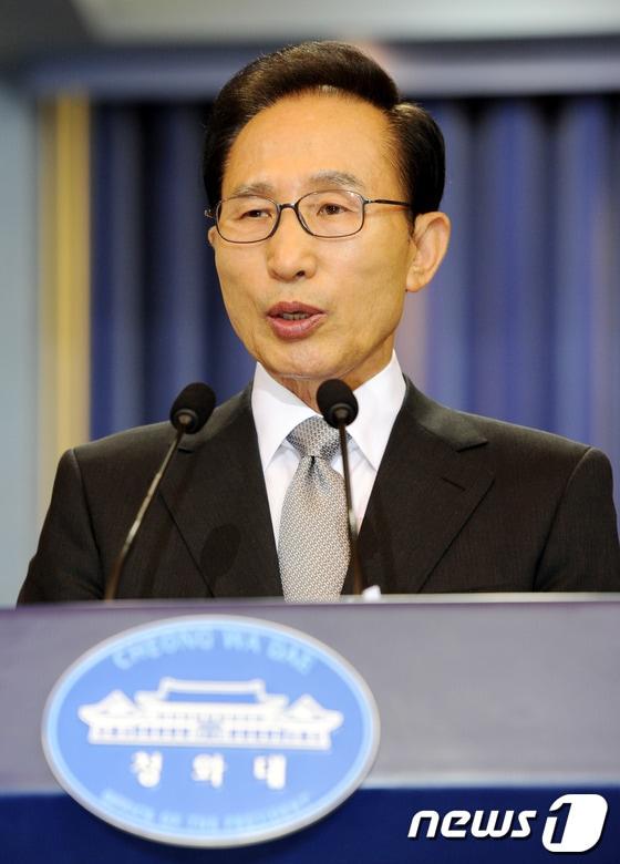 본문 이미지 - 이명박 대통령. /뉴스1 © News1 박세연 기자