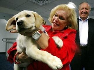 본문 이미지 - 랜슬럿 앙코르와 주인 니나와 에드가 오토 부부(ABCnews) © News1 