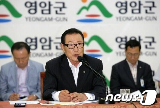 본문 이미지 - 김일태 전남 영암군수./사진제공=영암군© News1 