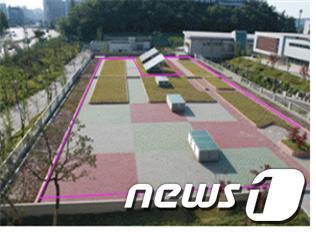 본문 이미지 - 영등포아리수정수센터(활성탄흡착지동 옥상)© News1  