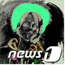 본문 이미지 - 대만작가 Huang, Wan-Ling 작t he Cowboy is busy / 사진제공=우제길미술관© News1  