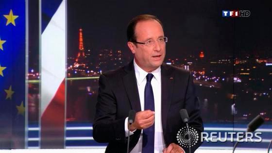 본문 이미지 - 프랑수아 올랑드 프랑스 대통령© 로이터=News1