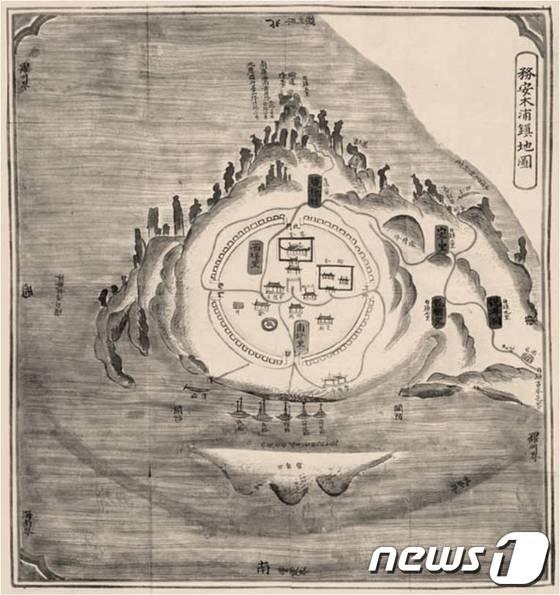 본문 이미지 - 무안목포진지도© News1 