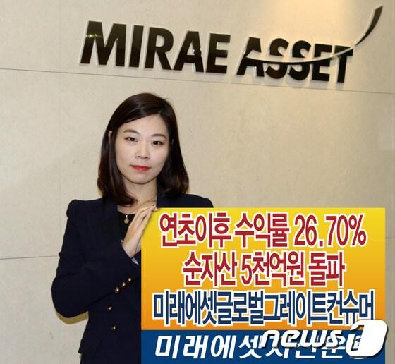 본문 이미지 - 미래에셋자산운용은 15일 '미래에셋글로벌그레이트컨슈머펀드'의 순자산이 5000억원을 돌파했다고 밝혔다. (사진=미래에셋자산운용 제공) © News1  