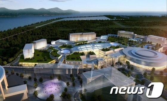 본문 이미지 - 파라다이스시티 조감도.(파라다이스 제공)© News1  