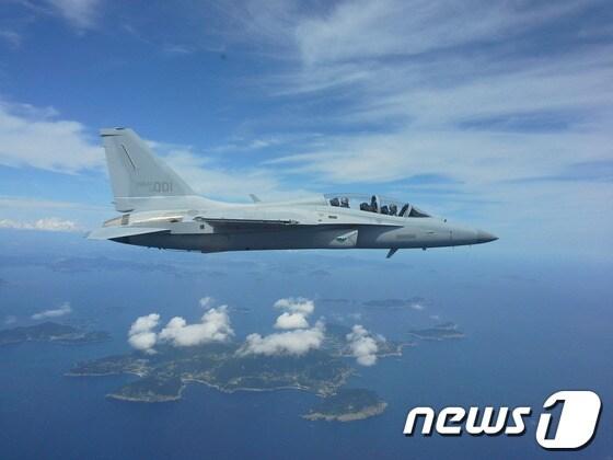 본문 이미지 - 첫 국산 공격기 'FA-50'(한국항공우주산업 제공)ⓒ News1