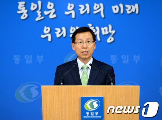 본문 이미지 - 김의도 통일부 대변인  2013.10.24/뉴스1 © News1   정회성 기자