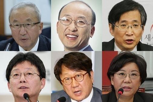 본문 이미지 - 현오석 경제부총리, 문형표 복지부장관 내정자, 조원동 청와대 경제수석, 이혜훈 새누리당 최고위원, 이종훈 의원, 유승민 의원&#40;왼쪽 위부터 시계방향&#41; © News1  