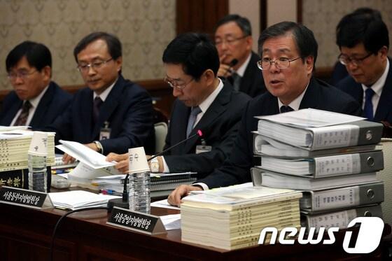 본문 이미지 - 법제사법위원회의 서울고법, 서울중앙지법 등에 대한 국정감사. © News1 이광호 기자