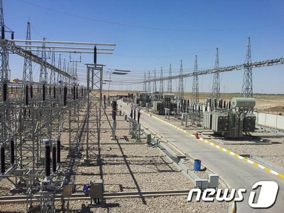 본문 이미지 - LS산전이 이라크에 구축하고 있는 GIS 변전소.(LS산전 제공) News1 © News1  
