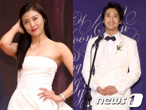 본문 이미지 - 제50회 대종상영화제 사회를 본 배우 하지원(왼쪽)과 신현준. /뉴스1 © News1 