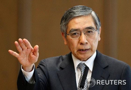 본문 이미지 - 구로다 하루히코 일본은행 총재. © 로이터=뉴스1  