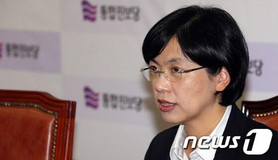 본문 이미지 - 이정희 통합진보당 대표. 2013.10.8/뉴스1 © News1 허경 기자