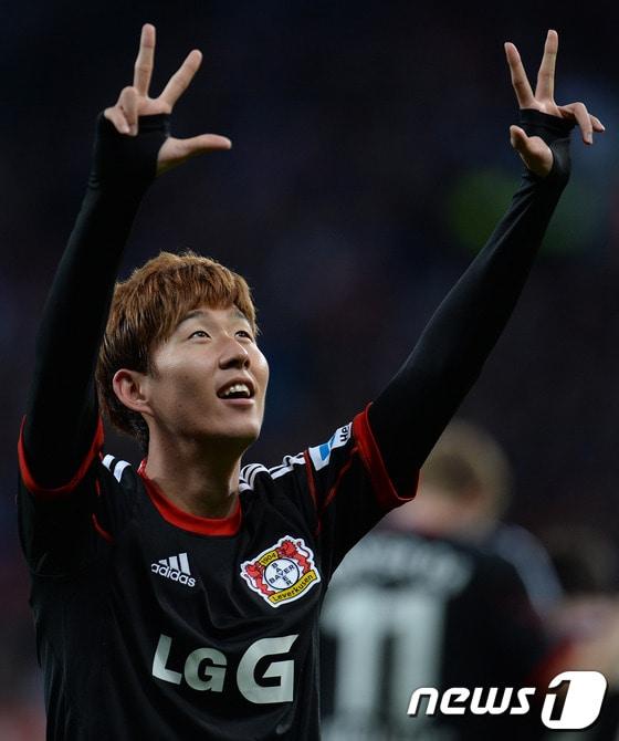 본문 이미지 - &#39;손세이셔널&#39; 손흥민&#40;레버쿠젠&#41;.© AFP=News1