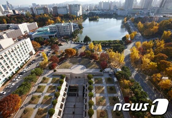 본문 이미지 - 서울 광진구 능동로 건국대 캠퍼스.(건국대 제공) © News1 이동원 기자