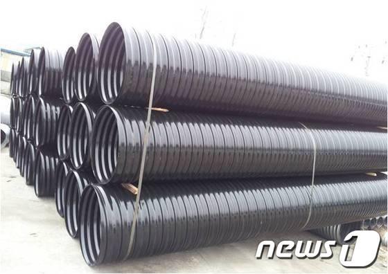 본문 이미지 - 서해금속산업의 파형강관./사진제공=광주지방조달청© News1 