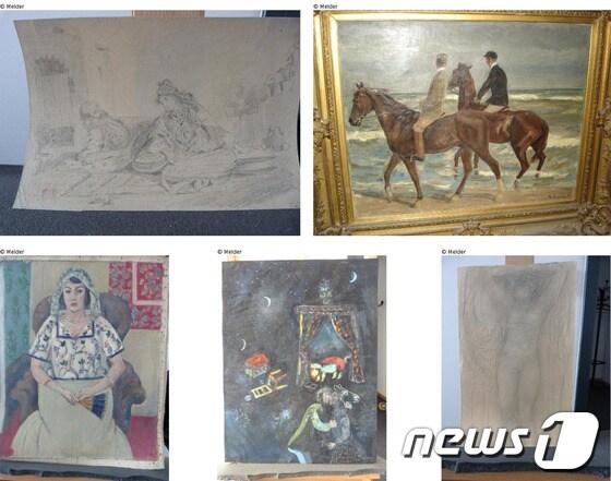 본문 이미지 - 독일 정부는 최근 홈페이지를 통해 나치에 의해 약탈된 미술품을 공개했다. © AFP=뉴스1 