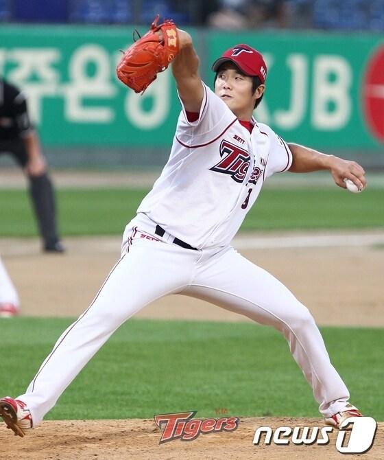 본문 이미지 - KIA 타이거즈의 좌완 투수 손동욱, &#40;KIA 타이거즈 제공&#41; © News1  
