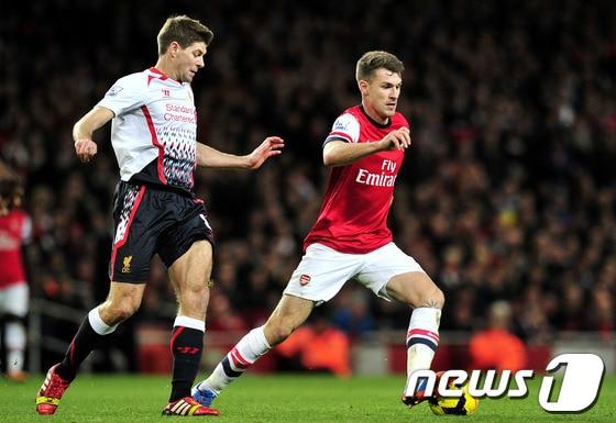본문 이미지 - 아스널의 아론 램지. © AFP=News1  