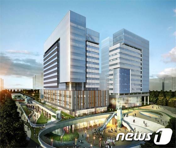 본문 이미지 - 문정지구 엠스테이트 투시도© News1 