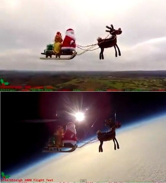 본문 이미지 - 배달 연습하러 간 산타 영상 캡쳐. © News1  