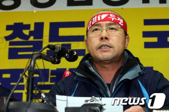 본문 이미지 - 신승철 민주노총 위원장. /뉴스1 © News1 이광호 기자