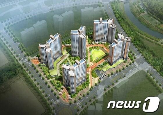 본문 이미지 - © News1 세종 모아미래도 에듀포레 조감도. 